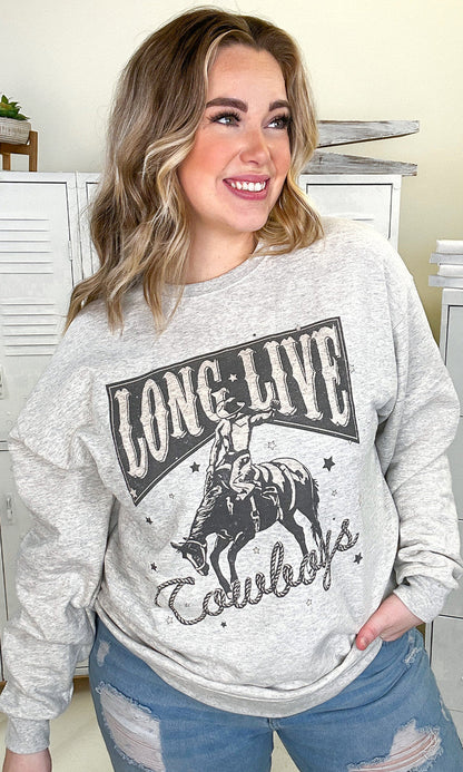 Long Live Cowboys Graphic Sweatshirt