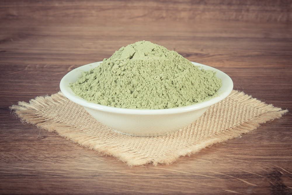 Indian Healing Bentonite Clay Natural Face Mask Powder, 1 Pound (454gm) Jar