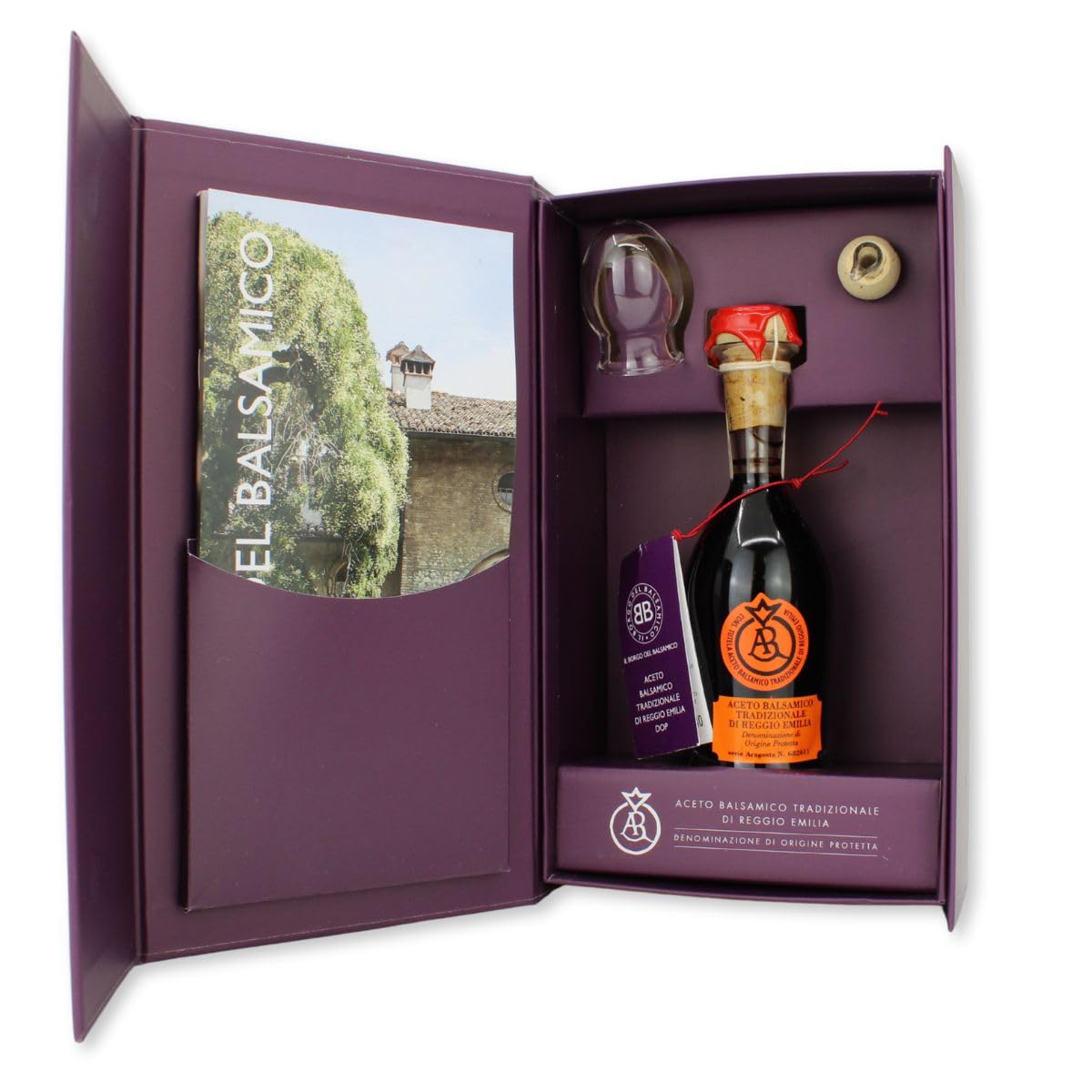 Il Borgo del Balsamico, Traditional Balsamic Vinegar of Reggio Emilia D.O.P. Red Label Aged 12+ Years 100 ml / (3.3 fl oz)