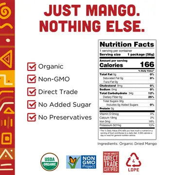 Dried Organic Mango