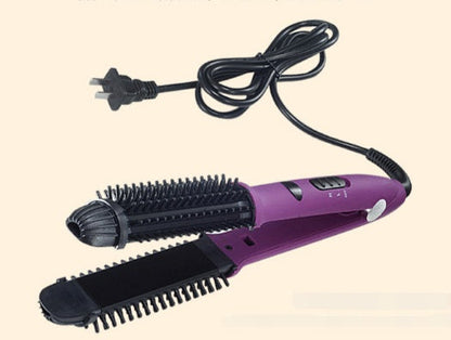 Electric Hair Curler Straightener Comb