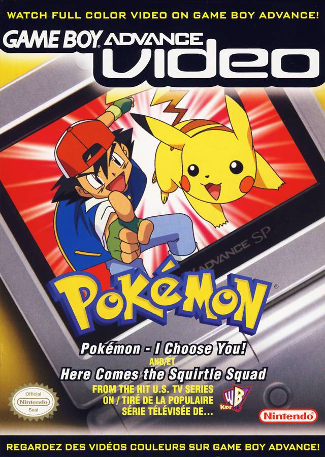 GBA Video Pokemon I Choose You and Here Comes the Squirtle Squad (Gameboy Advance)