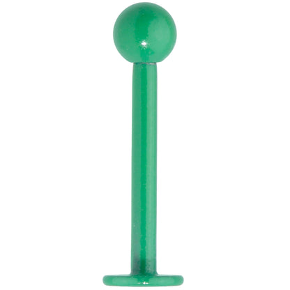 16G 3/8 Teal Green Glow In The Dark Effect Labret Monroe