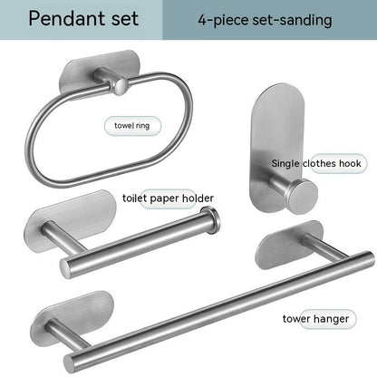 Single Bar Towel Rack Bathroom Hook