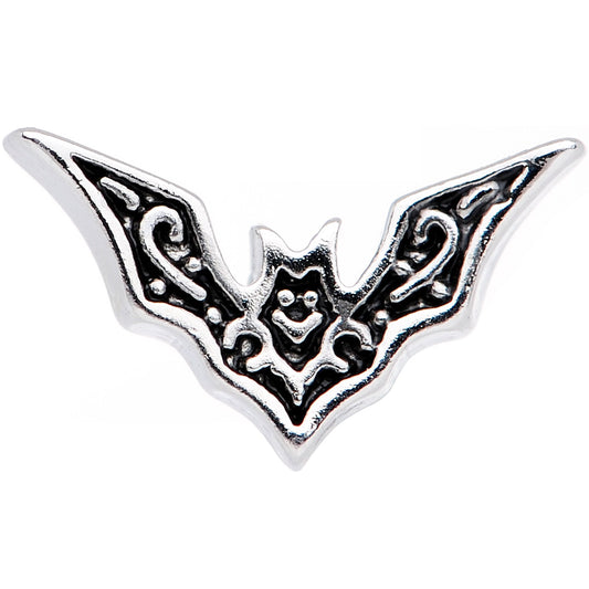 20G 1/4 Halloween Bat Nose Bone