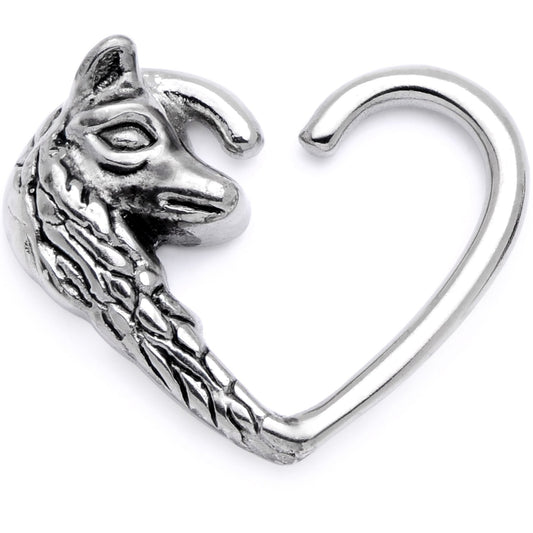 16G 3/8 Wolves of Winter Right Heart Closure Ring