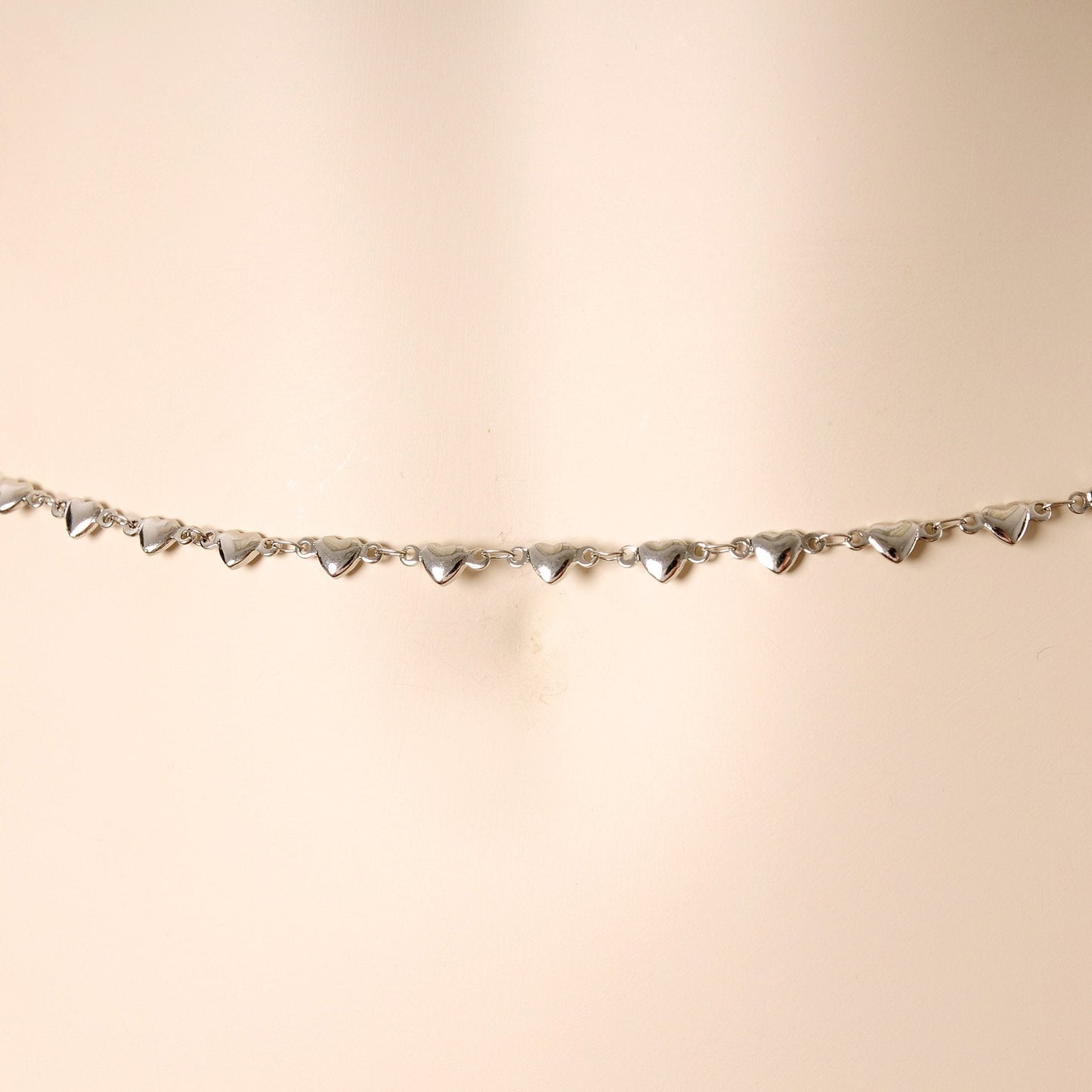 Every Body Love Your Body Heart Belly Chain