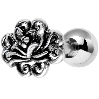 16G 1/4 Spirit of the Lotus Flower Cartilage Tragus Earring