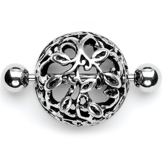 14G 9/16 Framework Twining Vines Nipple Shield Set