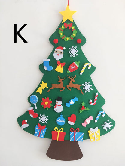 DIY Felt 3D Christmas Tree Decor