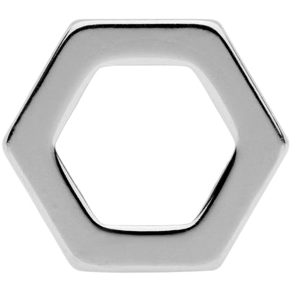 1/2 Geometric Hexagon Screw Fit Tunnel Plug Set