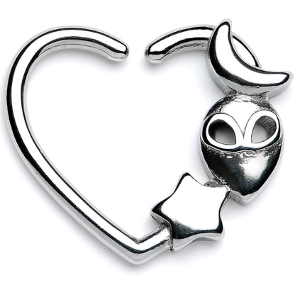 16G 3/8 Alien Among The Stars Left Heart Closure Ring