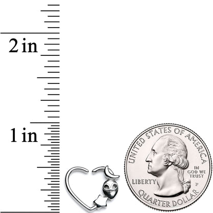 16G 3/8 Alien Among The Stars Left Heart Closure Ring