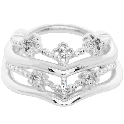 16G 3/8 Pretty Princess Hinged Septum Ring