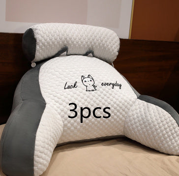 Fluffy Triangle Reading Cushion Lumbar Support