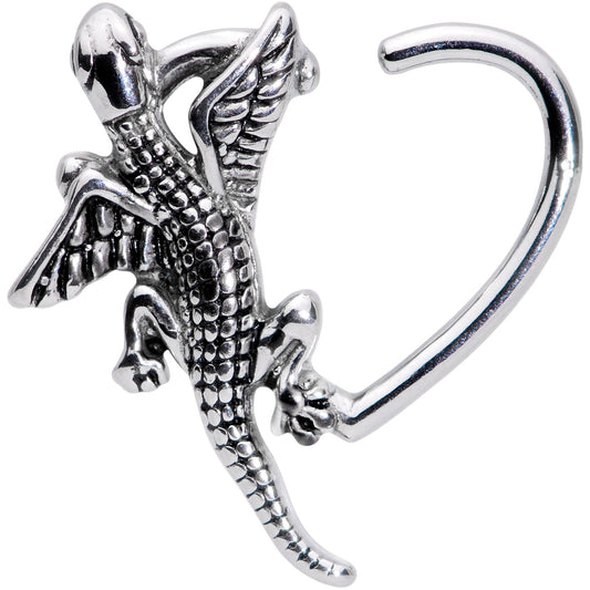 16G 3/8 Climbing Dragon Right Heart Closure Ring