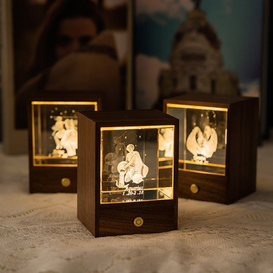 Crystal LED USB Table Lamp Night Light