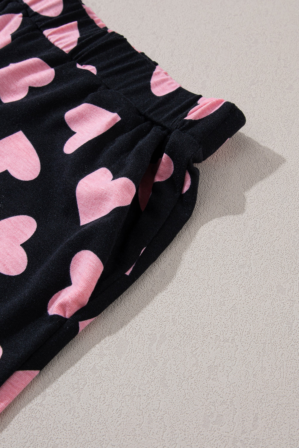 Valentine Heart Top & Shorts Lounge Set