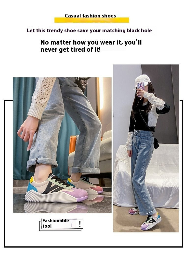 All-Match Thick Bottom Board Casual Shoes