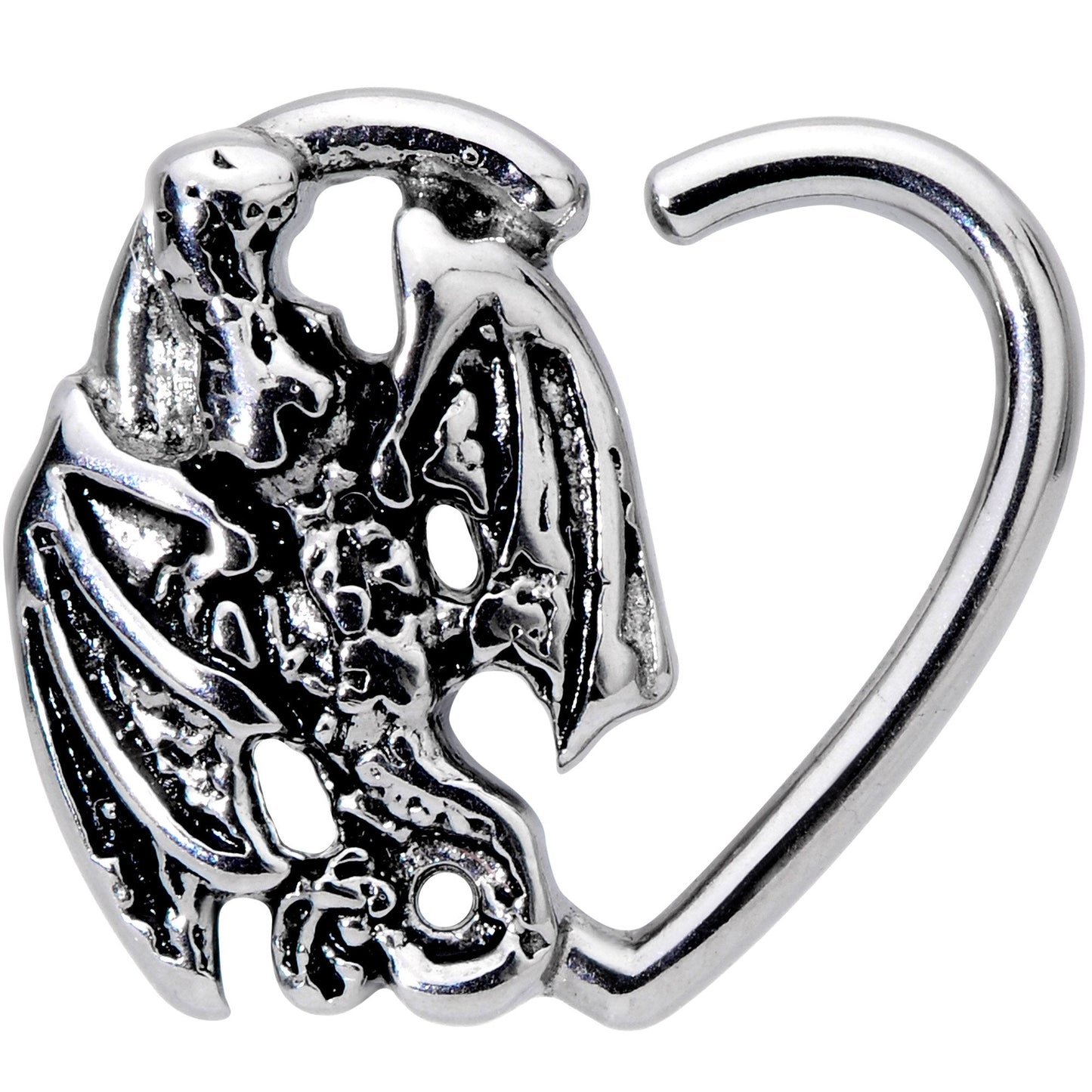 16G 3/8 Crouching Dragon Right Heart Closure Ring