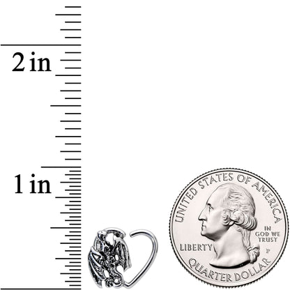 16G 3/8 Crouching Dragon Right Heart Closure Ring