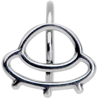 20G 5/16 Alien Spacecraft UFO Seamless Circular Ring