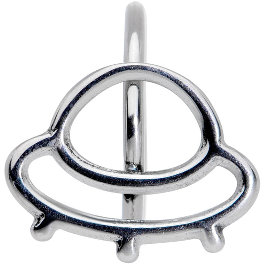 20G 5/16 Alien Spacecraft UFO Seamless Circular Ring