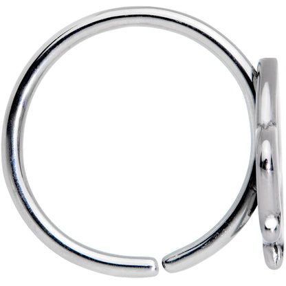 20G 5/16 Alien Spacecraft UFO Seamless Circular Ring