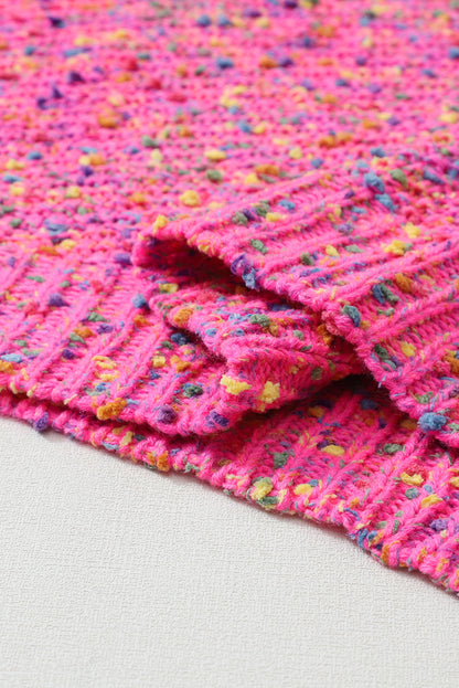 Spot Knitted V-Neck Casual Sweater