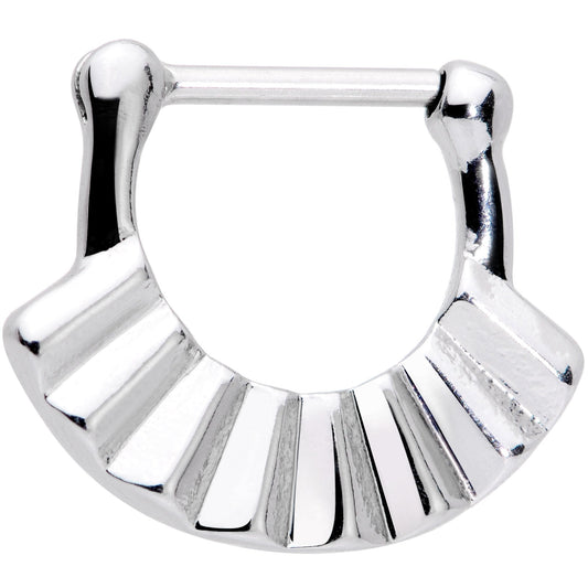 16G 5/16 Graceful Fan Septum Clicker