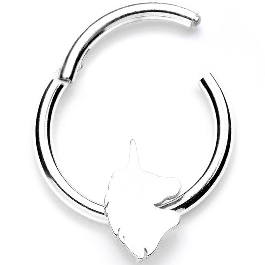 16G 3/8 Mythical Unicorn Hinged Segment Ring