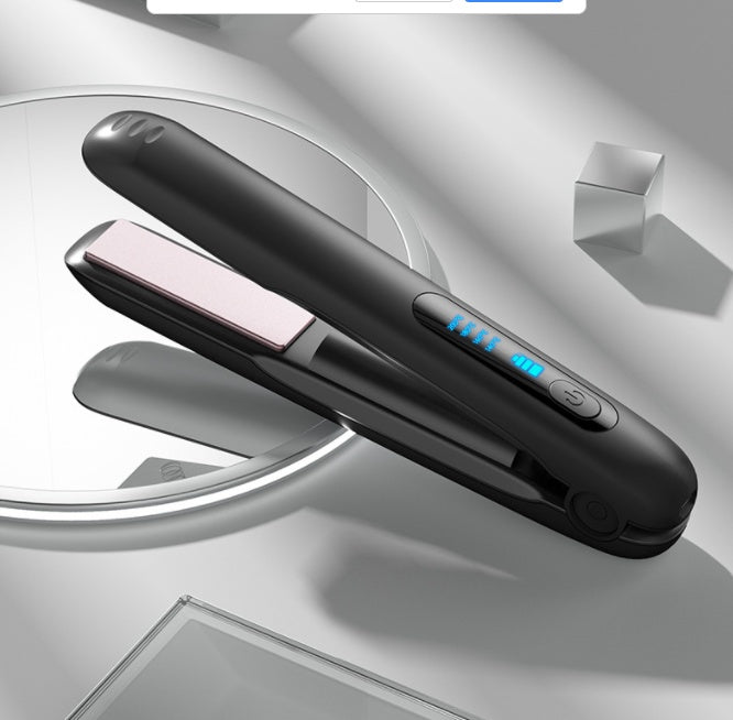Portable Wireless 2-in-1 Hair Straightener & Curler