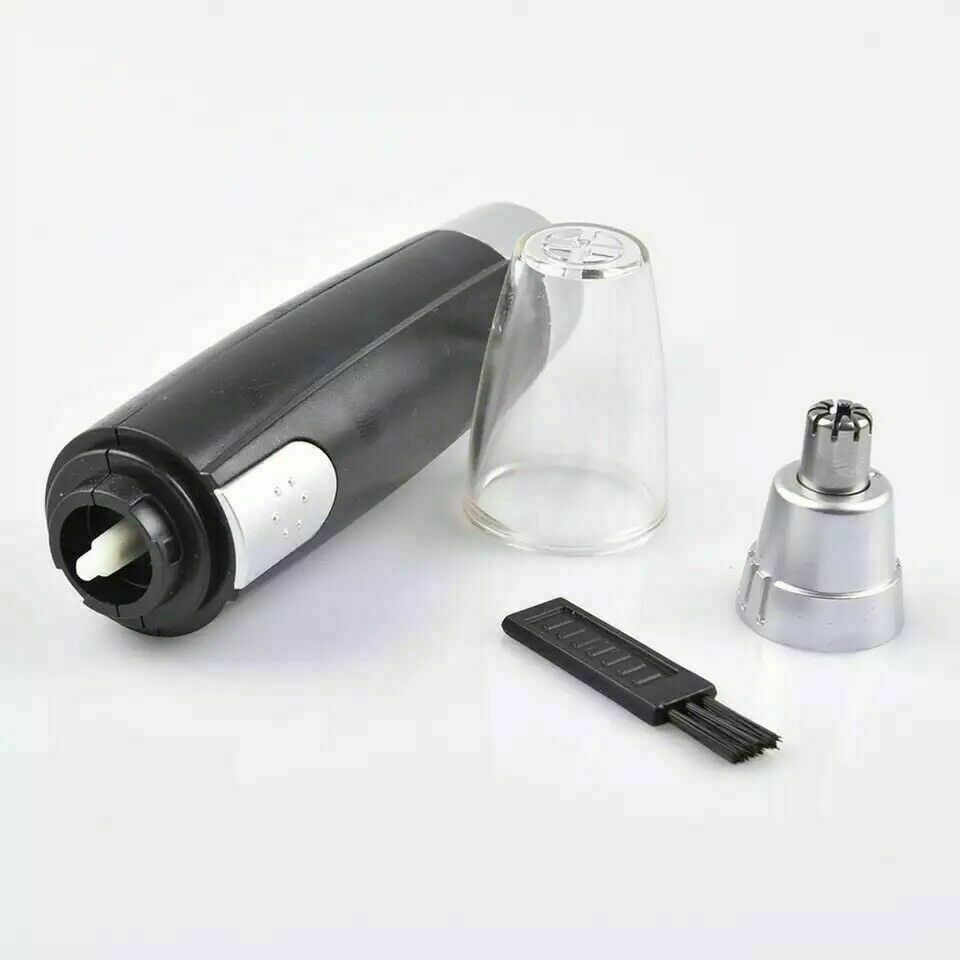 Unisex Electric Nose and Ear Hair Trimmer with LED Light