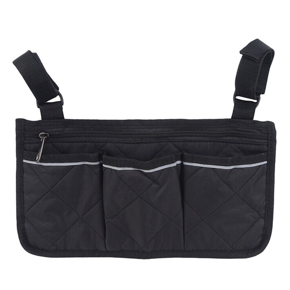 Bright-Line Wheelchair Armrest Side Bags for Easy Accessory Storage