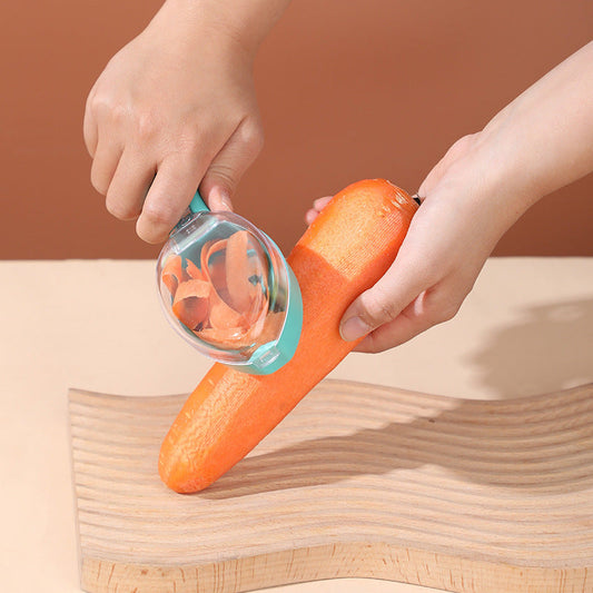 Covered Storage Peeler Kitchen Gadget