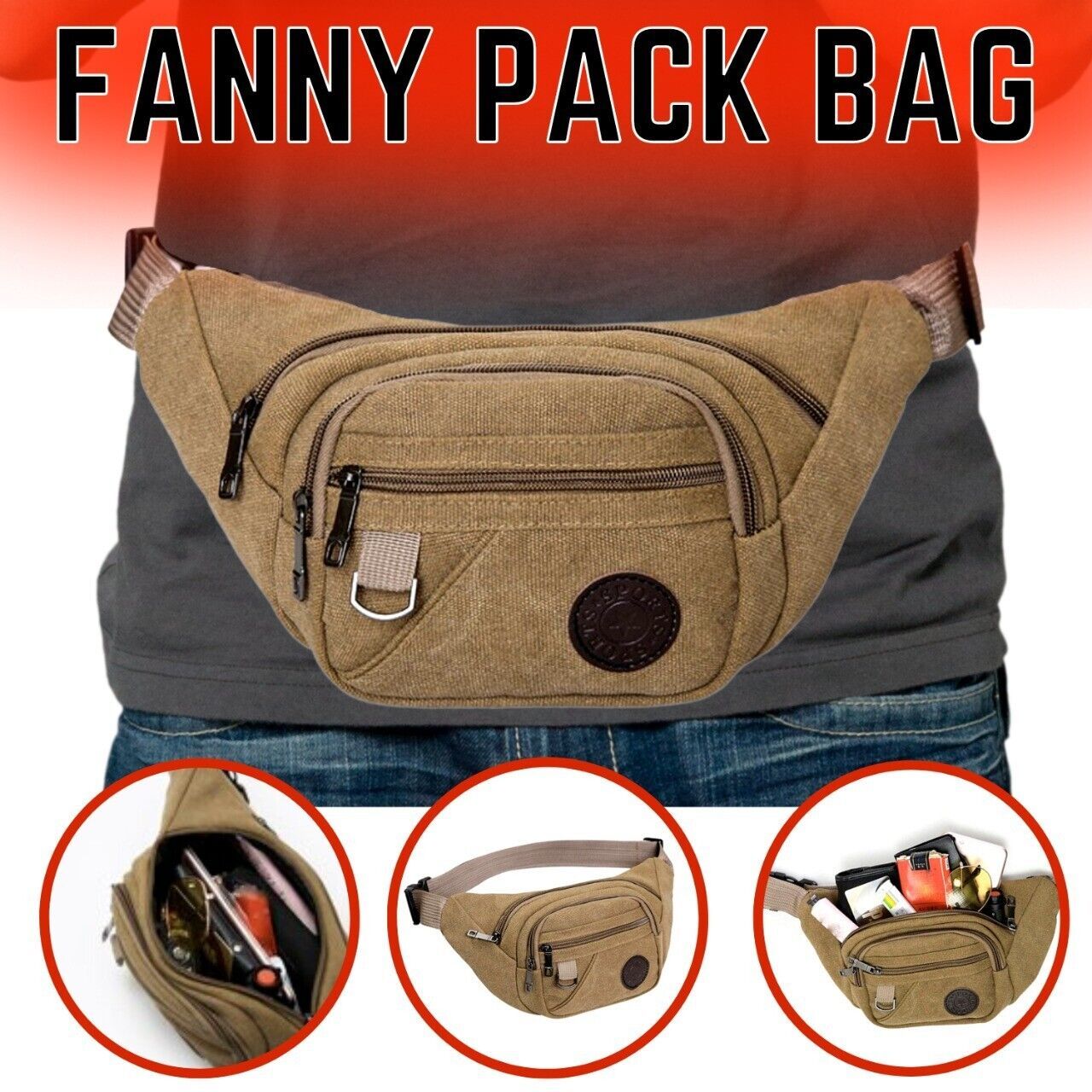 Cycling Waist Bag Outdoor Fanny Pack
