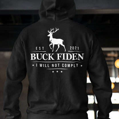 Buck Fiden I Will Not Comply Shirt | Anti Biden Tees | Gift for Dad, Birthday Gift | Backside Shirt C1015 - GOP