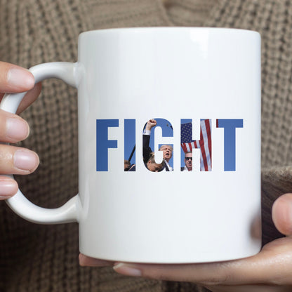 Trump Fight 2024 Mug | Trump 2024 Pennsylvania Rally | Trump Supporters Mug T1142 - GOP