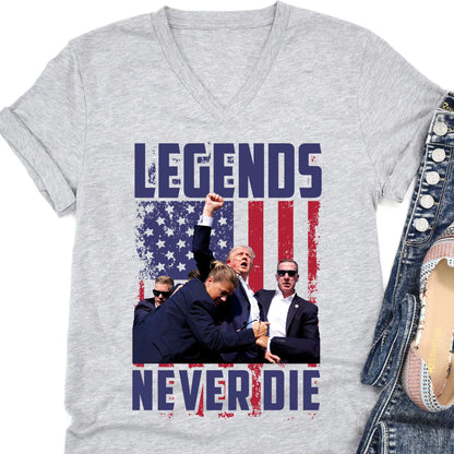 Legends Never Die | Trump Fight 2024 Shirt Pennsylvania Rally | Donald Trump Shirt Bright T1158 - GOP