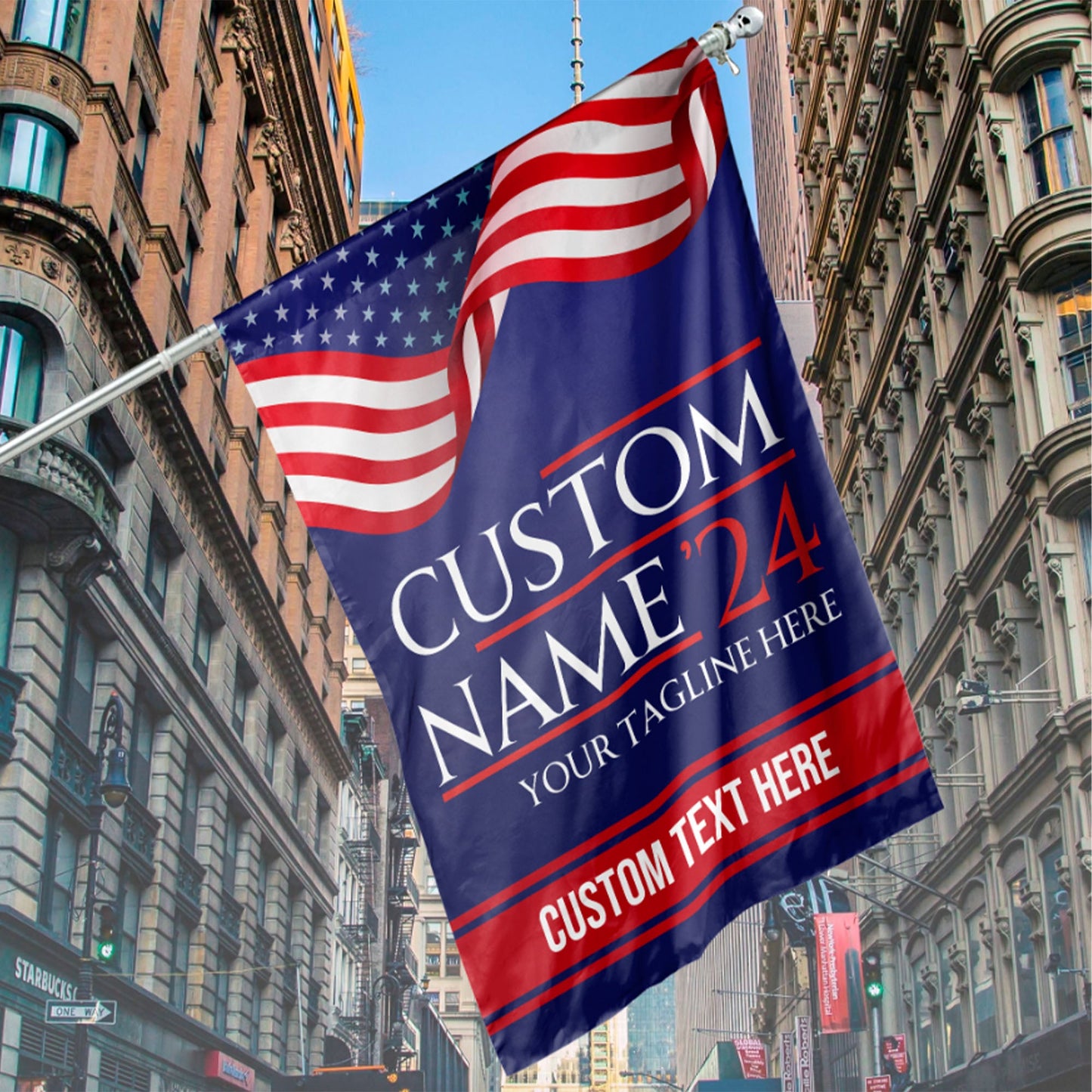Custom Election Flag | Personalized Election Flag | Custom Name Garden Flag House Flag C1209 - GOP