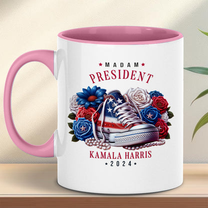 President Kamala Harris Mug | Kamala Harris 2024 Mug | Democrat White Mug K1486 - KH2