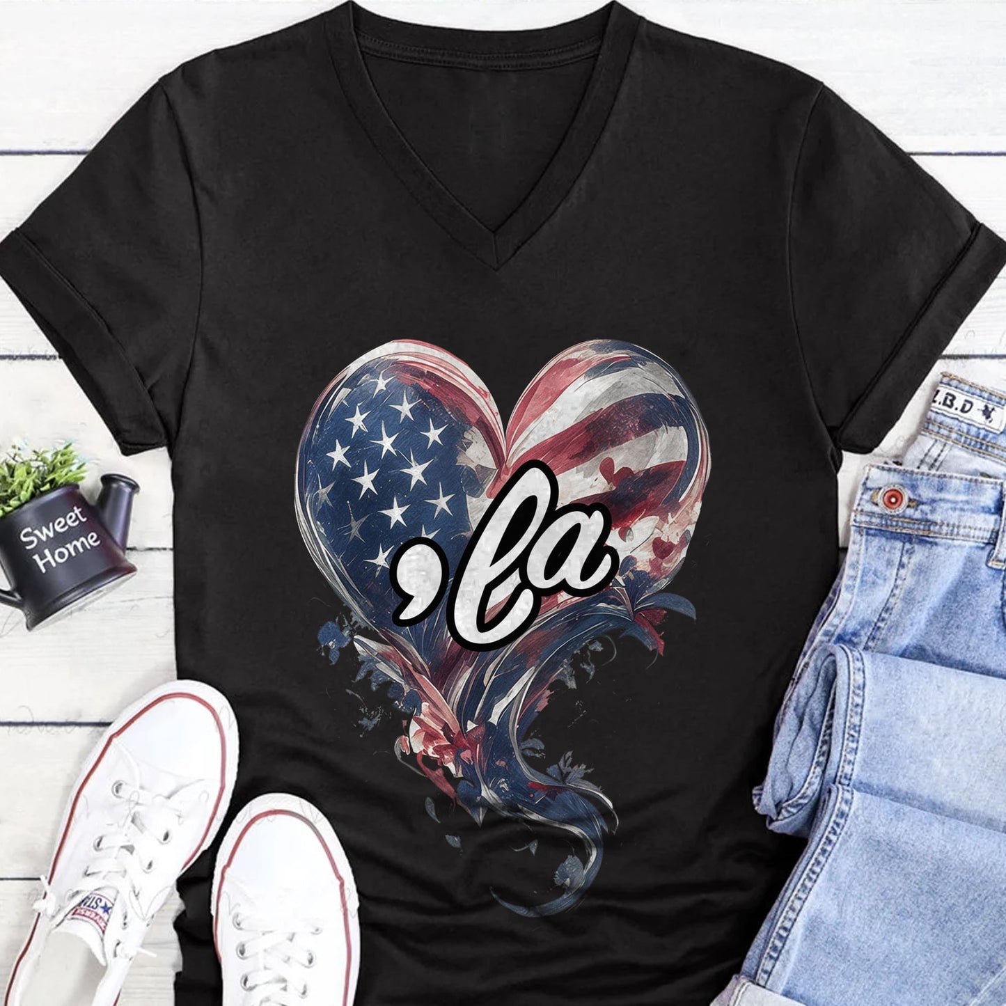 La Kamala Heart Shirt | Democrat Shirt | Kamala Harris 2024 Shirt Dark T1516 - KH2