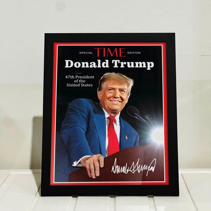 President Donald Trump Time Special Edition Picture Frame, Trump 47th President, Trump Picture Frame 681892 - GOP