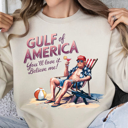 Trump Gulf of America, Humorous Trump Sweatshirt, Trump President Funny Bright Shirt 682063 - GOP