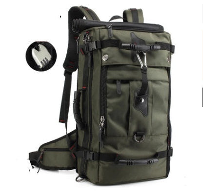 Men's Large Capacity Oxford Hiking Backpack – Multifunctional Outdoor Bag