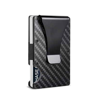 Carbon Fiber Wallet with Metal Card Holder