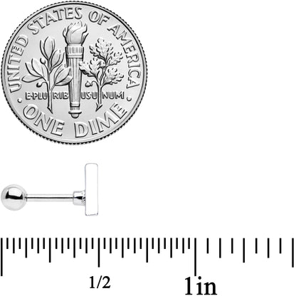 16G 1/4 Rainbow Pride Triangle Cartilage Tragus Earring