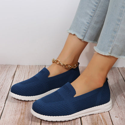 Women's Flyknit Low Top Breathable Sneakers