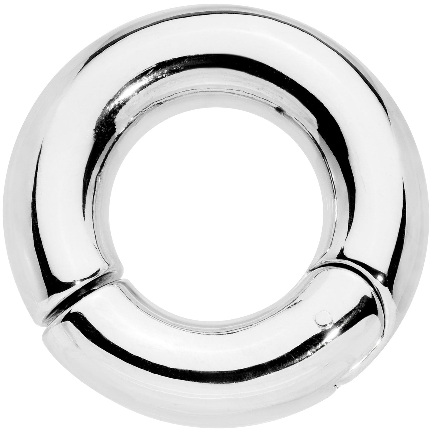 0G 5/8 Stainless Steel Hinged Segment Ring