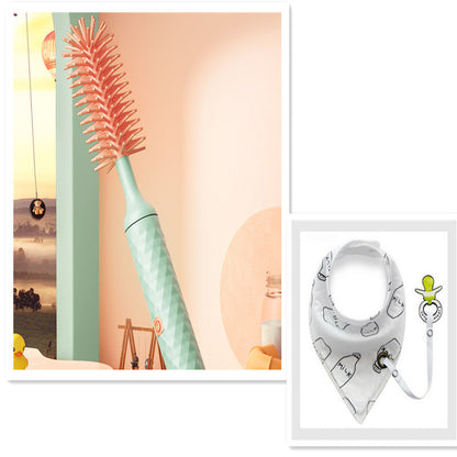 Electric Silicone Bottle Brush 360°